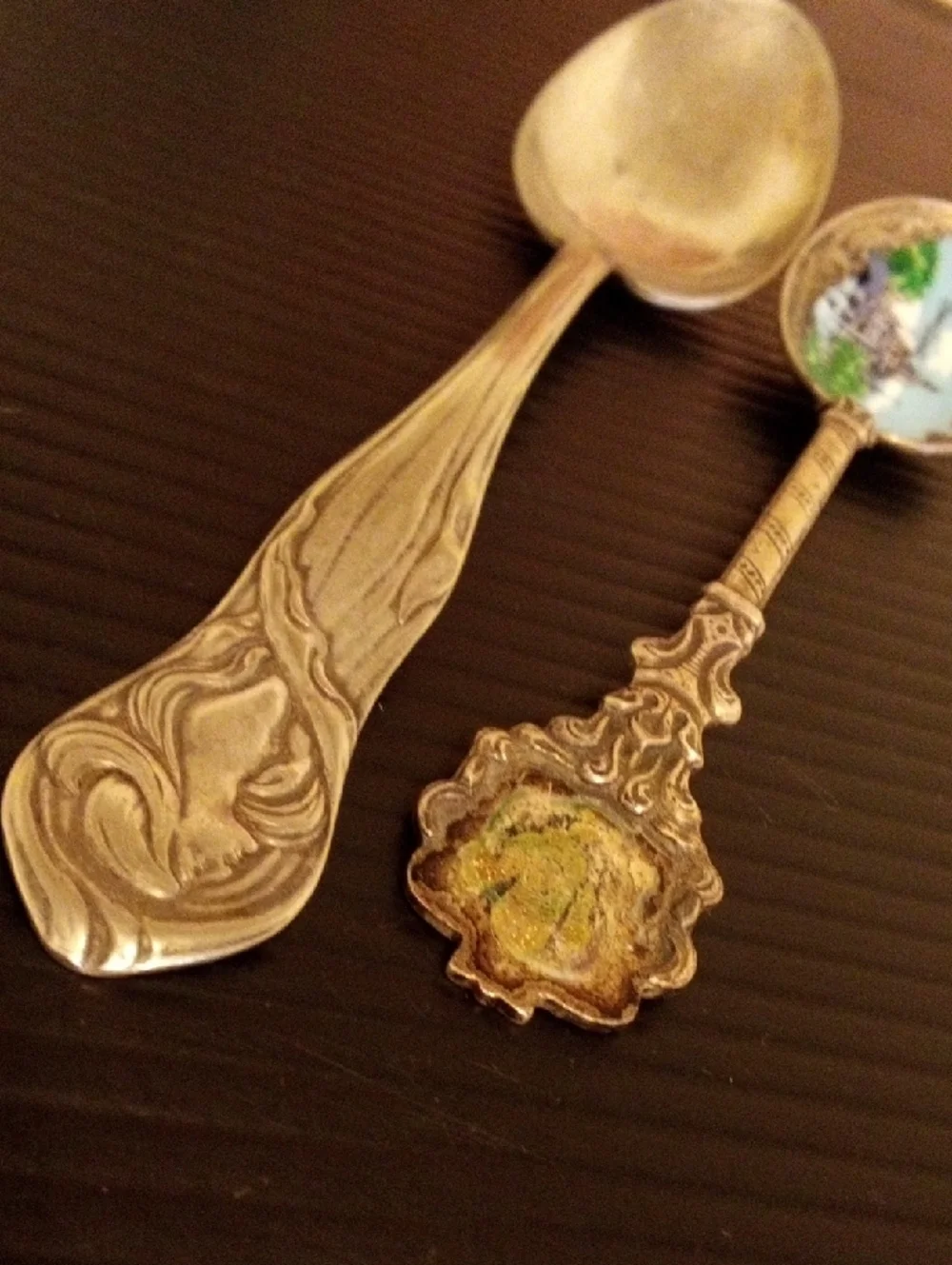 Make Offers - Silver Tone Decorative Collectible Spoons - Set of 2